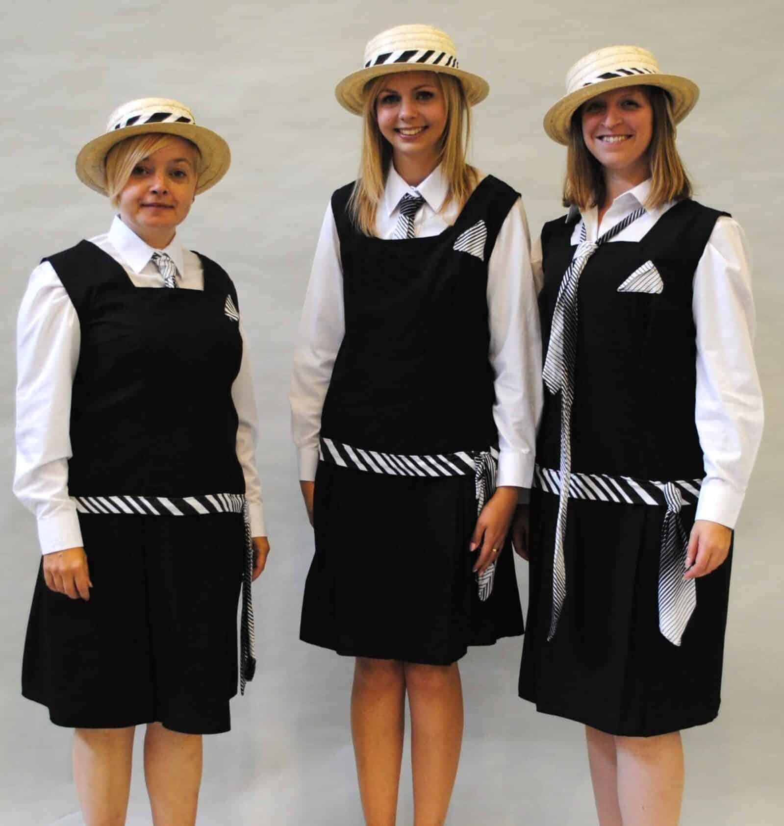 Black & White School Girls